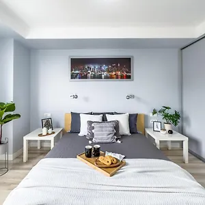 Z Widokiem Na Panorame Miasta Apartament